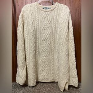 Aran Crafts of Ireland wool sweater